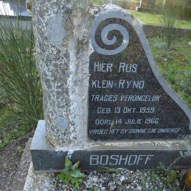 BOSHOFF Ryno 1959-1966