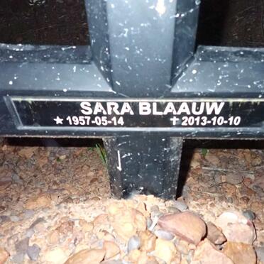 BLAAUW Sara 1957-2013