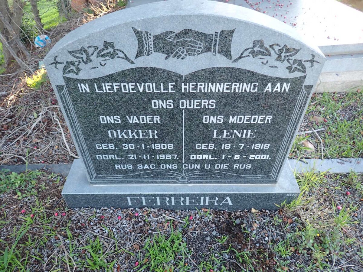 FERREIRA Okker 1908-1987 & Lenie 1918-2001