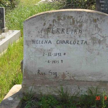 FERREIRA Helena Charlotta 1892-1973