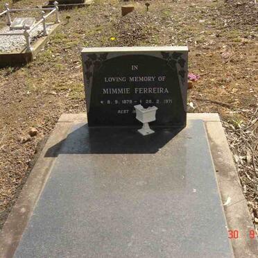 FERREIRA Mimmie 1879-1971