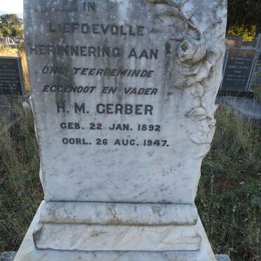 GERBER H.M. 1892-1947