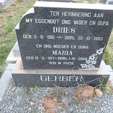 GERBER Dries 1915-1983 & Maria 1917-2008