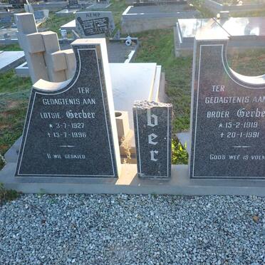 GERBER Broer 1919-1991 & Lotsie 1927-1996