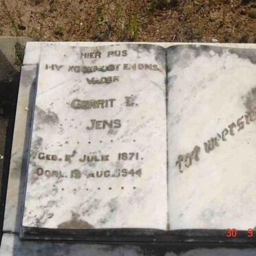 JENS Gerrit L. 1871-1944