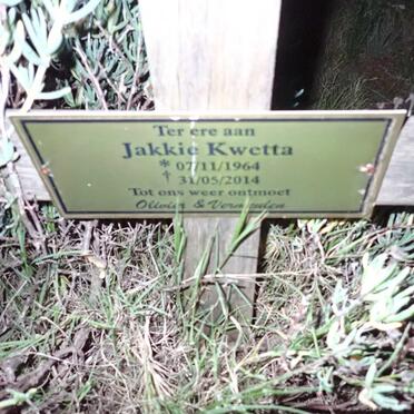 KWETTA Jakkie 1964-2014