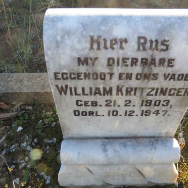 KRITZINGER William 1903-1947