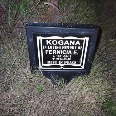 KOGANA Fernicia E. 1981-2014