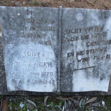 KRITZINGER Koot 1870-1943