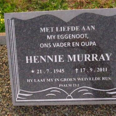 MURRAY Hennie 1945-2011