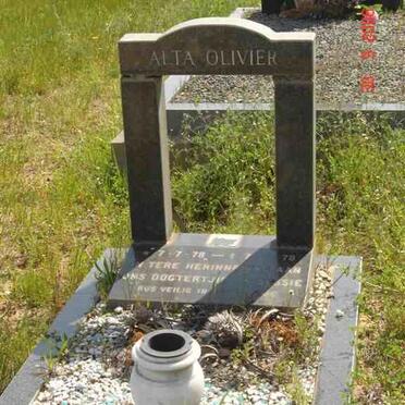 OLIVIER Alta 1978-1978