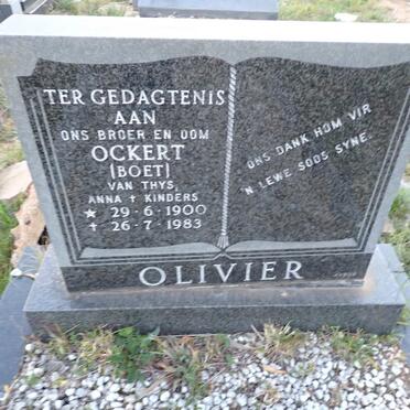 OLIVIER Ockert 1900-1983