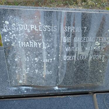 PLESSIS H.S., du 1917-1990 