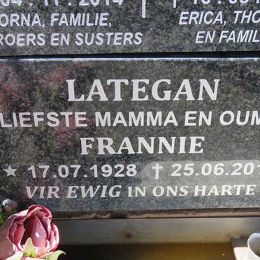 LATEGAN Frannie 1928-2014