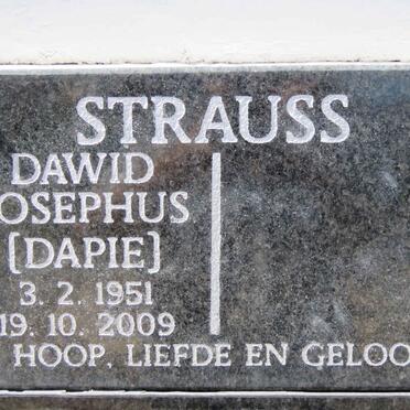 STRAUSS Dawid Josephus 1951-2009