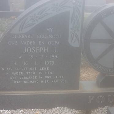 FOURIE Joseph J. 1891-1973