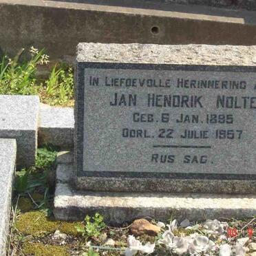 NOLTE Jan Hendrik 1895 -1957