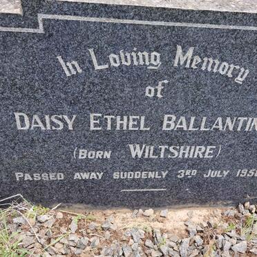 BALLANTINE Daisy Ethel nee WILTSHIRE -1958