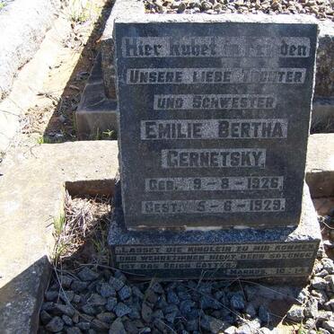 GERNETSKY Emilie Bertha 1926-1929
