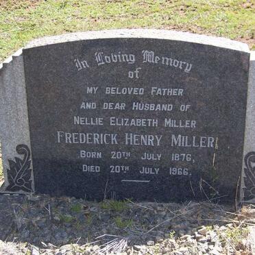 MILLER Frederick Henry 1876-1966 