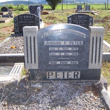 PETER Johann F. 1875-1946 &amp; Bertha Luise HAGEMANN 1876-1958 _1