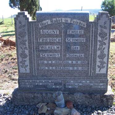 SCHMIDT August Friedrich Wilhelm 1862-1944 &amp; Emilie BUCHLER 1869-1953