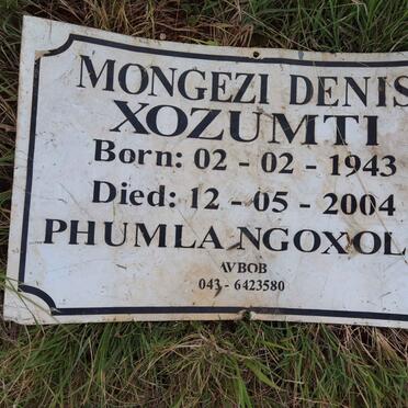 XOZUMTI Mongezi Denis 1943-2004