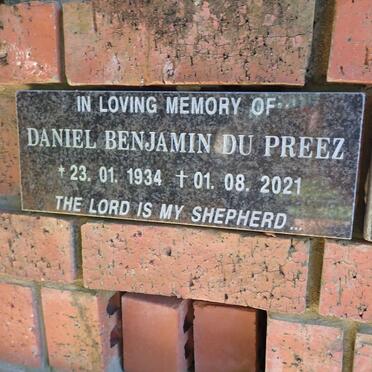 PREEZ Daniel Benjamin, du 1934-2021