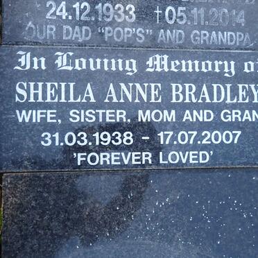 BRADLEY Sheila Anne 1938-2007