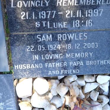 ROWLES Sam 1924-2003