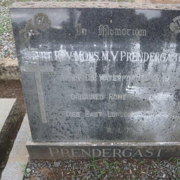 PRENDERGAST M.V. 18?6-1965