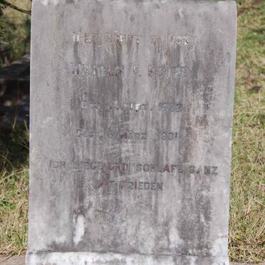 FIETZE Wilhelm F. 1882-1931