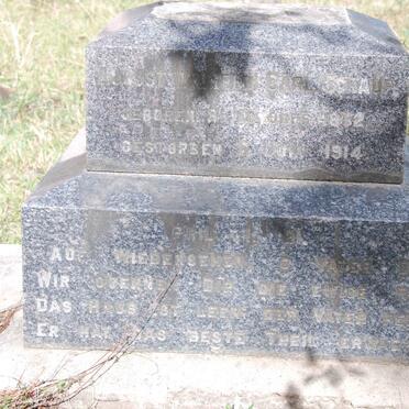 SCHAUP August Wilhelm Carl 1862-1914 