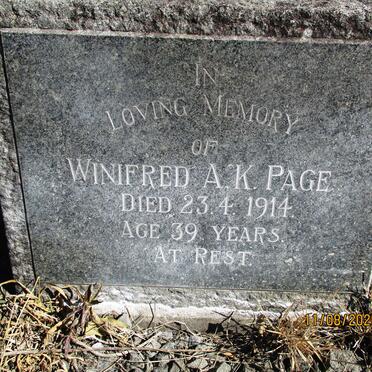 PAGE Winifred A.K. -1914