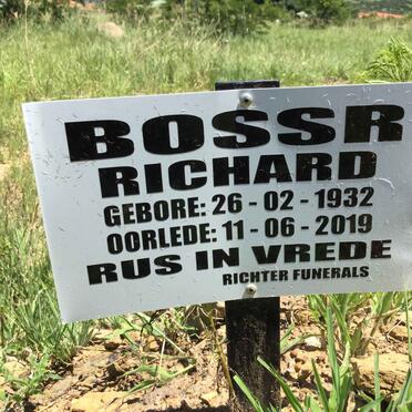 BOSSR Richard 1932-2019