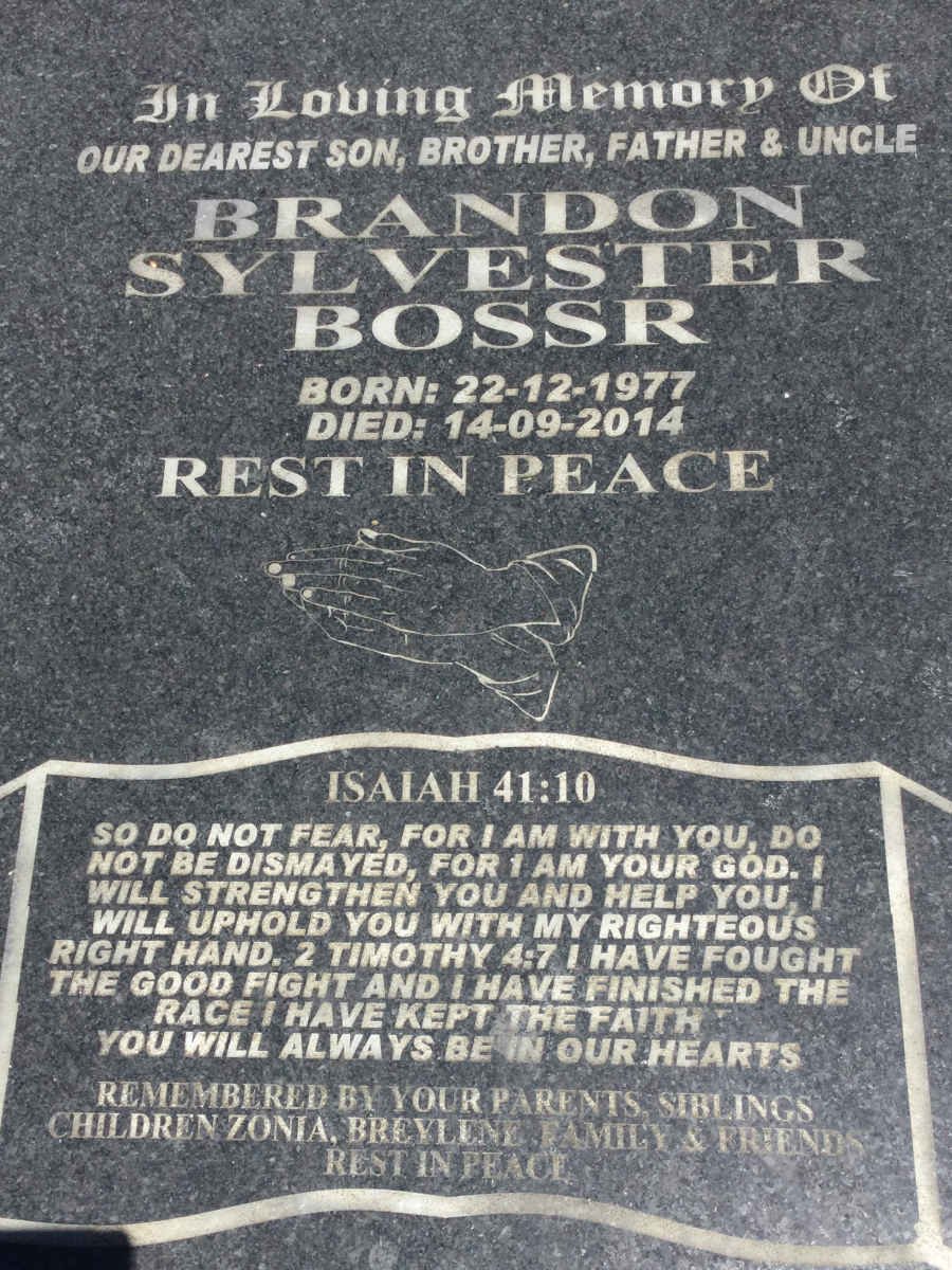 BOSSR Brandon Sylvester 1977-2014