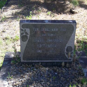 KOEKEMOER Jacob Johannes 1889-1924
