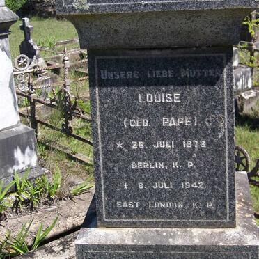 MEIER Louise nee PAPE 1878-1942