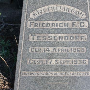 TESSENDORF Friedrich F.C. 1868-1936