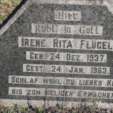 FLUGEL Irene Rita 1937-1963