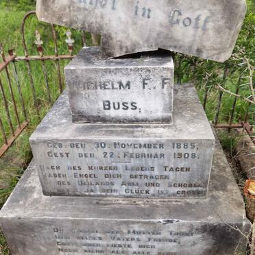 BUSS Wilhelm F.F. 1885-1908