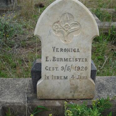BURMEISTER Veronica E. -1920