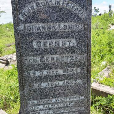 BERNDT Johanna Louise nee GERNETSKY 1847-1923