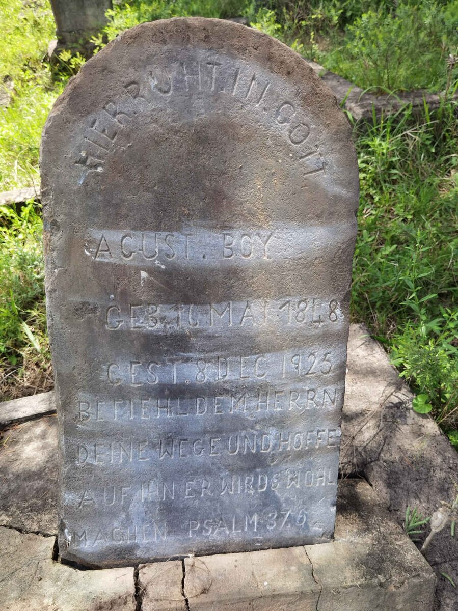 BOY Agust. 1848-1925