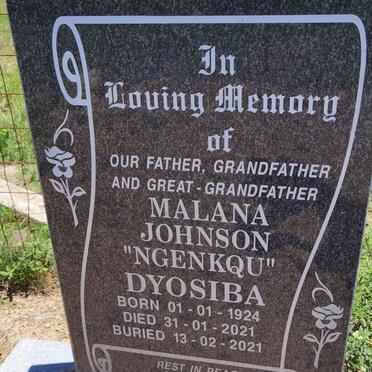 DYOSIBA Malana Johnson 1924-2021