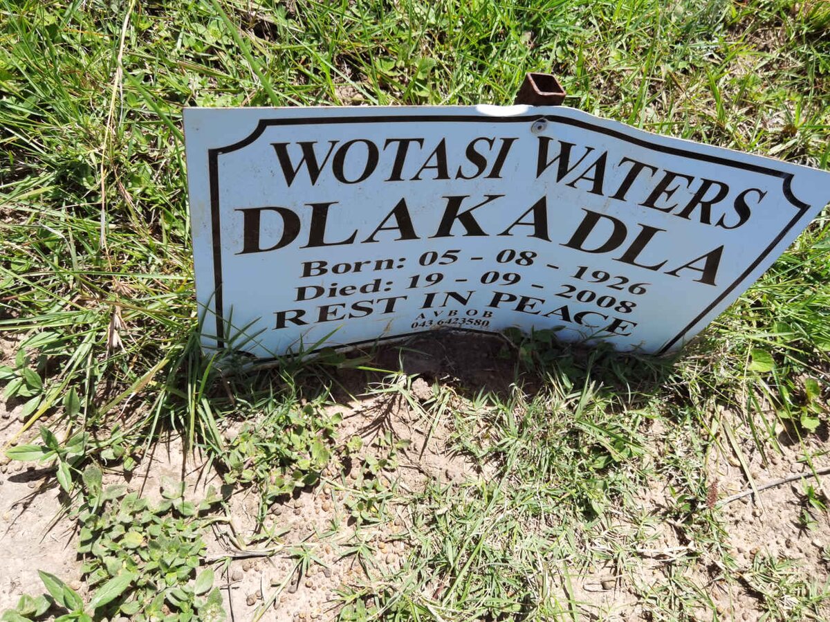 DLAKADLA Wotasi Waters 1926-2008