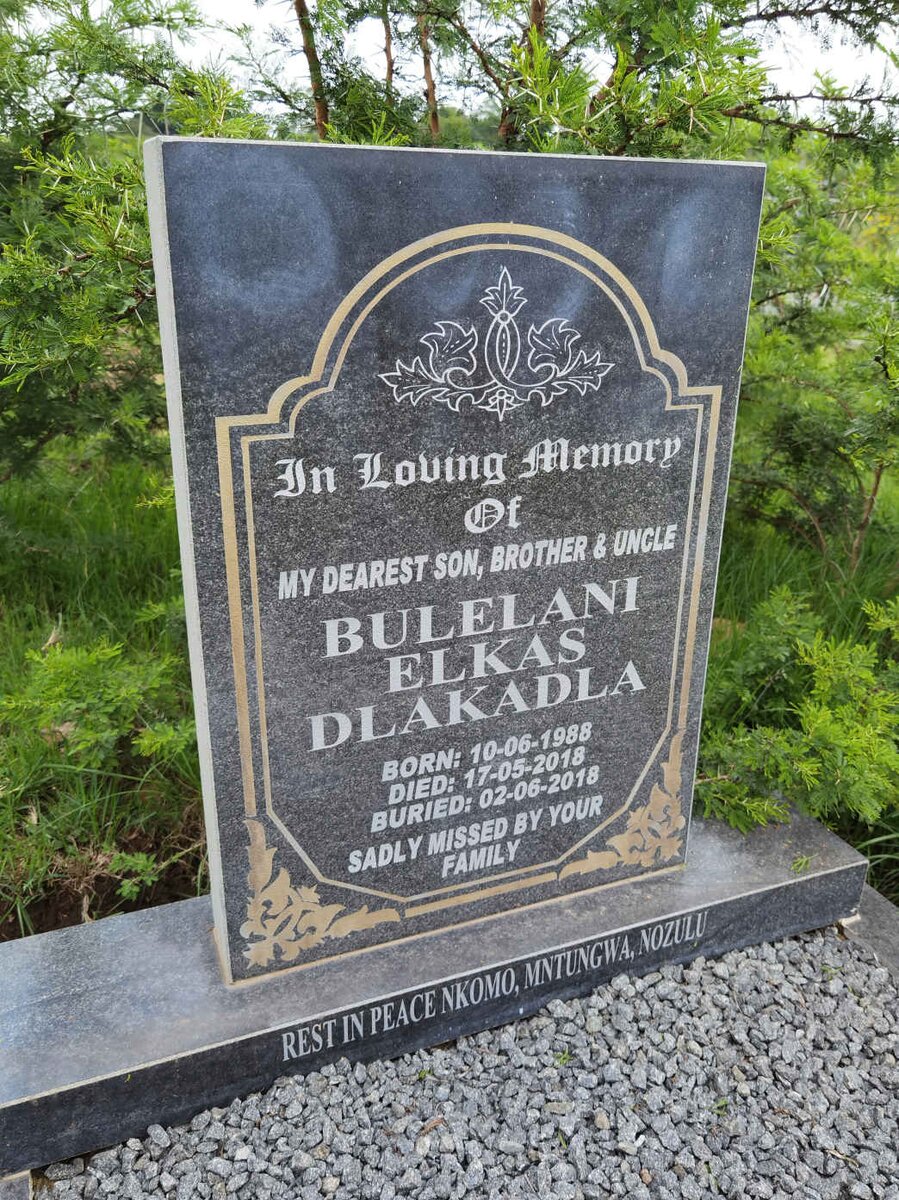 DLAKADLA Bulelani Elkas 1988-2018
