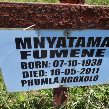FUMENE Mnyatama 1938-2011