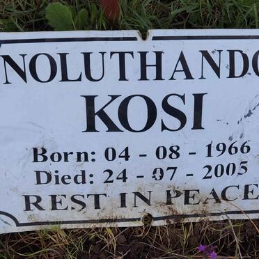 KOSI Noluthando 1966-2005