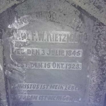 KIETZMANN Carl F.W. 1845-1928